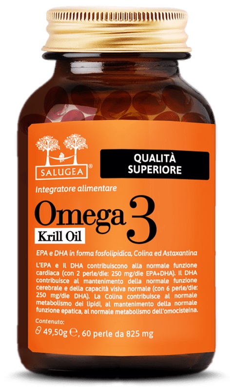 SALUGEA OMEGA 3 KRILL OIL 60 PERLE - Farmacia Nuova Dr.ssa Gabriella Catellani