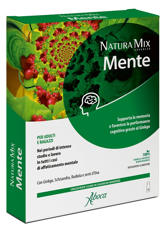 NATURA MIX ADVANCED MENTE 10 FLACONCINI - Farmacia Nuova Dr.ssa Gabriella Catellani