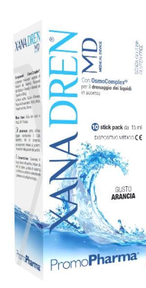 XANADREN ARANCIA 10 STICK PACK DA 15 ML - Farmacia Nuova Dr.ssa Gabriella Catellani