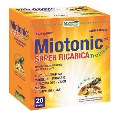 MIOTONIC SUPER RICARICA TROPICAL 20 BUSTINE - Farmacia Nuova Dr.ssa Gabriella Catellani