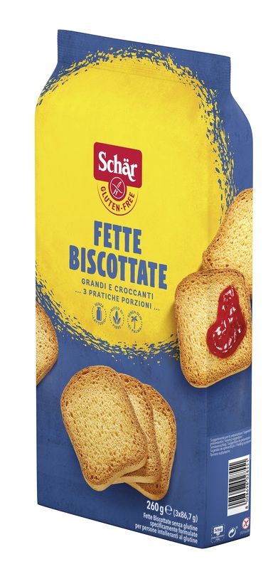 SCHAR FETTE BISCOTTATE 3 PORZIONI DA 86,7 G - Farmacia Nuova Dr.ssa Gabriella Catellani