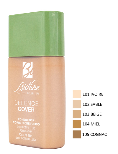 DEFENCE COVER FONDOTINTA CORRETTORE FLUIDO 104 40 ML - Farmacia Nuova Dr.ssa Gabriella Catellani
