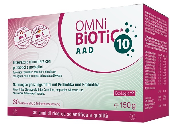 OMNI BIOTIC 10 AAD 30 BUSTINE DA 5 G - Farmacia Nuova Dr.ssa Gabriella Catellani