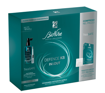 DEFENCE KS BIPACK TRATTAMENTO ANTICADUTA + INTEGRATORE 30 COMPRESSE - Farmacia Nuova Dr.ssa Gabriella Catellani
