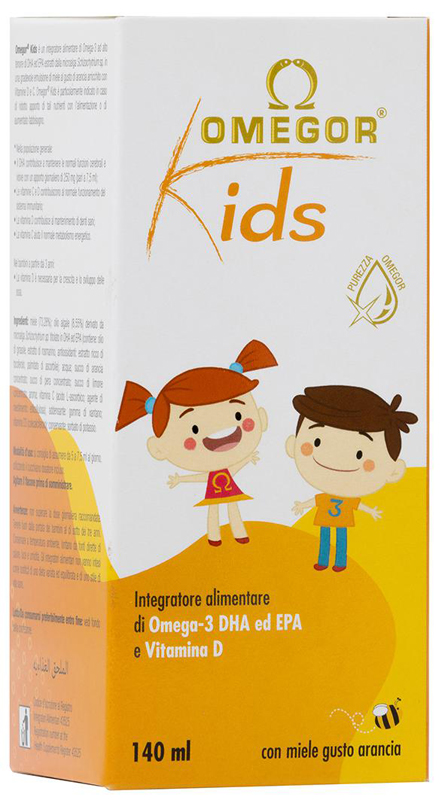OMEGOR KIDS 140 ML - Farmacia Nuova Dr.ssa Gabriella Catellani