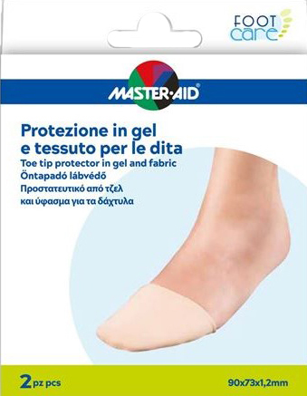 PROTEZIONE IN GEL E TESSUTO MASTER-AID FOOTCARE PUNTA DEI PIEDI 2 PEZZI C16 - Farmacia Nuova Dr.ssa Gabriella Catellani