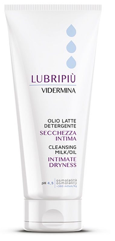 VIDERMINA LUBRIPIU' OLIO LATTE DETERGENTE SECCHEZZA INTIMA 200 ML - Farmacia Nuova Dr.ssa Gabriella Catellani