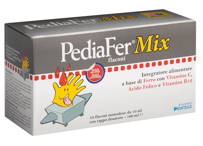 PEDIAFER MIX 10 FLACONI DA 10 ML - Farmacia Nuova Dr.ssa Gabriella Catellani