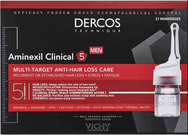 DERCOS AMINEXIL UOMO 12 FIALE 6 ML - Farmacia Nuova Dr.ssa Gabriella Catellani