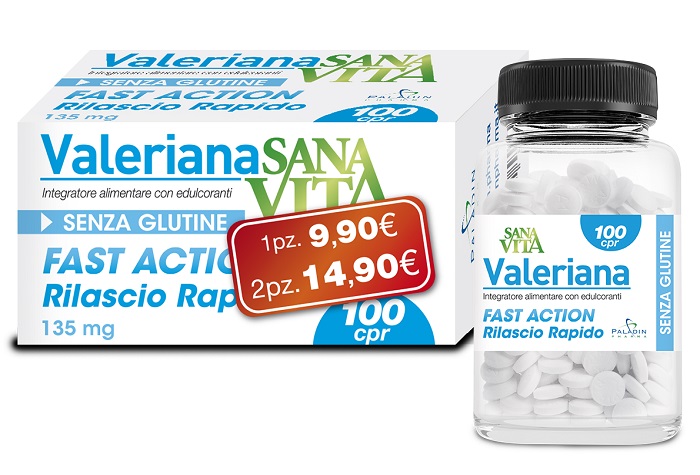 SANAVITA VALERIANA 100 COMPRESSE - Farmacia Nuova Dr.ssa Gabriella Catellani