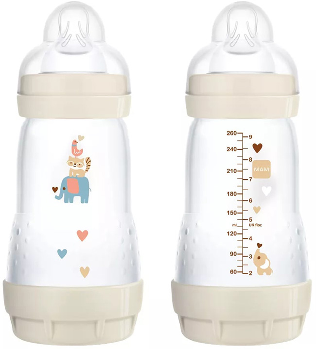 MAM BIBERON EASY START 260 ML 2+ TETTARELLA 2 NEUTRO - Farmacia Nuova Dr.ssa Gabriella Catellani