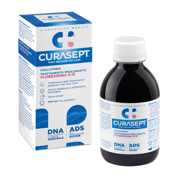 CURASEPT COLLUTORIO 0,12 ADS + DNA 200 ML - Farmacia Nuova Dr.ssa Gabriella Catellani