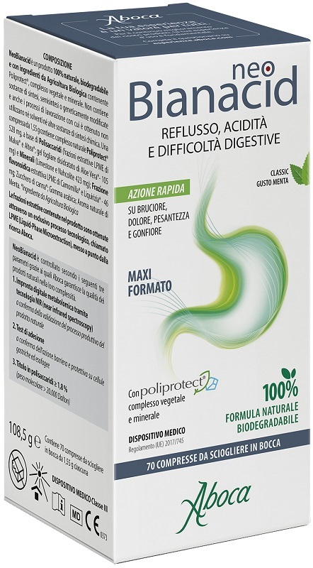 NEOBIANACID 70 COMPRESSE MASTICABILI - Farmacia Nuova Dr.ssa Gabriella Catellani