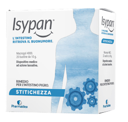 ISYPAN STITICHEZZA MACROGOL 4000 20 BUSTINE 10 G - Farmacia Nuova Dr.ssa Gabriella Catellani