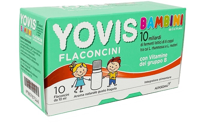 YOVIS BAMBINI FRAGOLA 10 FLACONCINI DA 10 ML - Farmacia Nuova Dr.ssa Gabriella Catellani