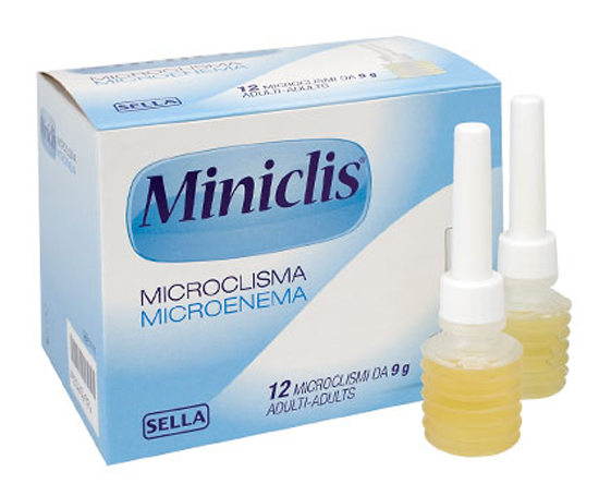 MINICLIS ADULTI 9 G 12 MICROCLISMI - Farmacia Nuova Dr.ssa Gabriella Catellani