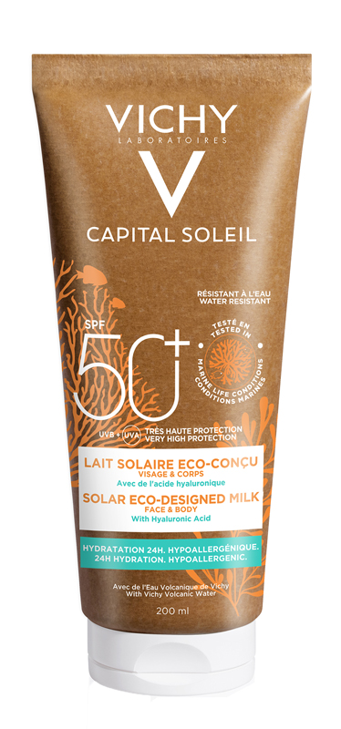 CAPITAL SOLEIL LATTE SOLARE ECO-SOSTENIBILE SPF50+ 200 ML - Farmacia Nuova Dr.ssa Gabriella Catellani