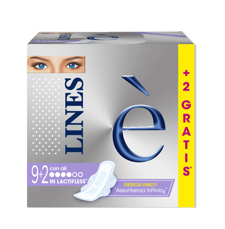 LINES E' ASSORBENTI CON ALI 9+2 PEZZI - Farmacia Nuova Dr.ssa Gabriella Catellani