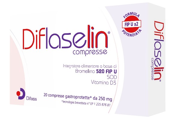 DIFLASELIN 20 COMPRESSE GASTROPROTETTE 250 MG - Farmacia Nuova Dr.ssa Gabriella Catellani