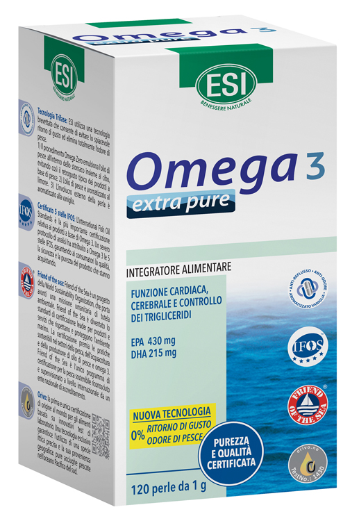 ESI OMEGA 3 EXTRA PURE 120 PERLE - Farmacia Nuova Dr.ssa Gabriella Catellani
