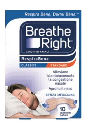CEROTTI NASALI BREATHE RIGHT CLASSICI 10 PEZZI - Farmacia Nuova Dr.ssa Gabriella Catellani