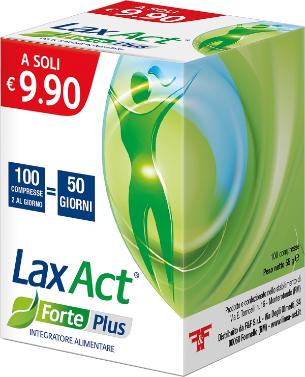 LAX ACT FORTE PLUS 100 COMPRESSE - Farmacia Nuova Dr.ssa Gabriella Catellani