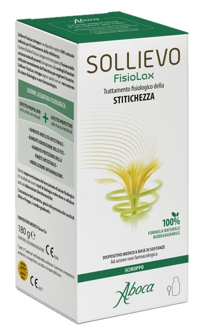 SOLLIEVO FISIOLAX SCIROPPO 180 G - Farmacia Nuova Dr.ssa Gabriella Catellani