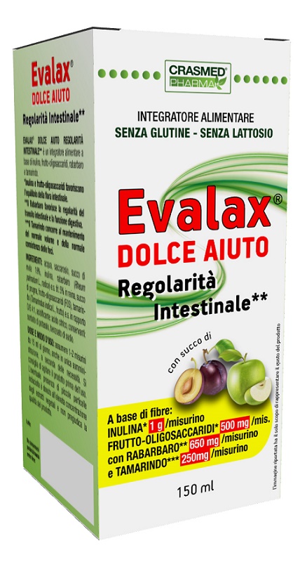 EVALAX DOLCE AIUTO REGOLARITA' INTESTINALE 150 ML - Farmacia Nuova Dr.ssa Gabriella Catellani