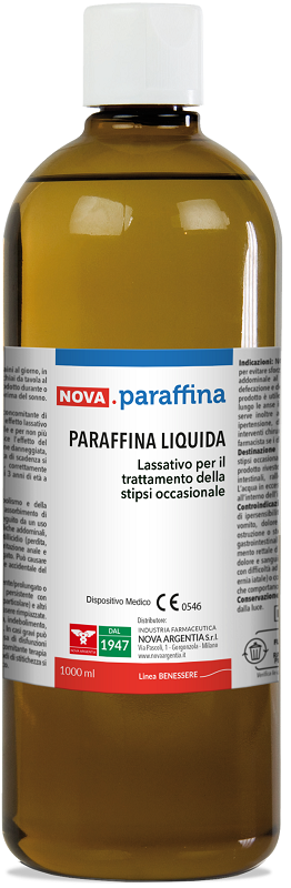 NOVA PARAFFINA LIQUIDA 1000 ML - Farmacia Nuova Dr.ssa Gabriella Catellani