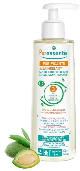 PURESSENTIEL SAPONE SURGRAS BIO 500 ML - Farmacia Nuova Dr.ssa Gabriella Catellani