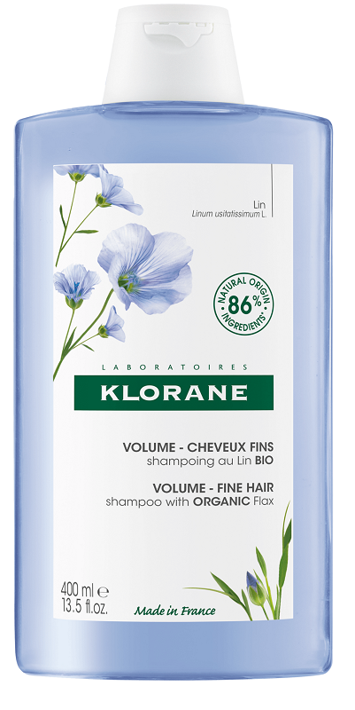 KLORANE SHAMPOO VOLUME FINE HAIR CON LINO 400 ML - Farmacia Nuova Dr.ssa Gabriella Catellani