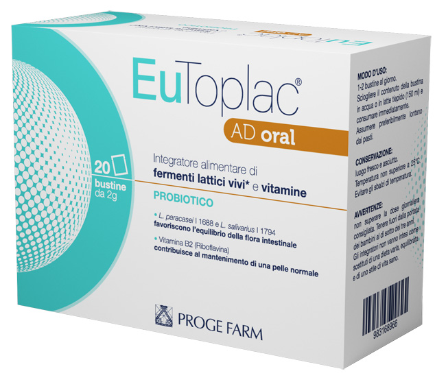 EUTOPLAC AD ORAL 20 BUSTINE - Farmacia Nuova Dr.ssa Gabriella Catellani