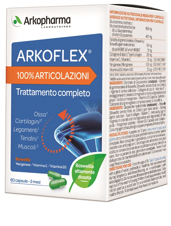 ARKOFLEX 100% ARTICOLAZIONI 60 CAPSULE - Farmacia Nuova Dr.ssa Gabriella Catellani