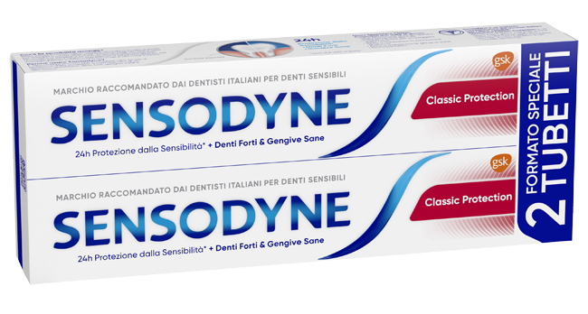 SENSODYNE CLASSICO PROTECTION 2 X 75 ML - Farmacia Nuova Dr.ssa Gabriella Catellani
