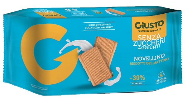 GIUSTO SENZA ZUCCHERO BISCOTTI MATTINO 350 G - Farmacia Nuova Dr.ssa Gabriella Catellani