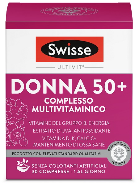 SWISSE MULTIVITAMINICO DONNA 50+ 30 COMPRESSE - Farmacia Nuova Dr.ssa Gabriella Catellani