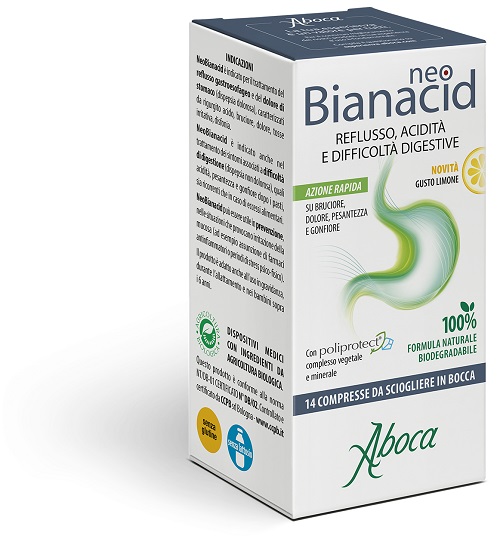 NEOBIANACID 14 COMPRESSE LIMONE - Farmacia Nuova Dr.ssa Gabriella Catellani