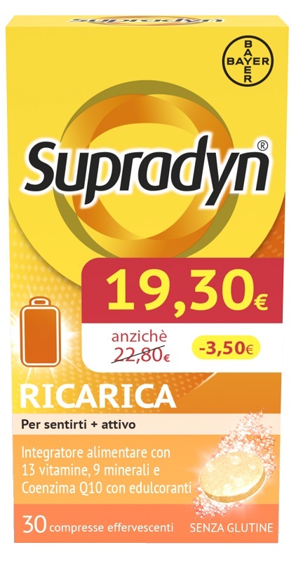 SUPRADYN RICARICA 30 COMPRESSE EFFERVESCENTI PROMO - Farmacia Nuova Dr.ssa Gabriella Catellani