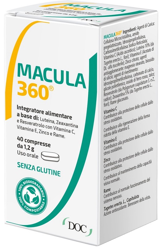 MACULA 360 40 COMPRESSE - Farmacia Nuova Dr.ssa Gabriella Catellani