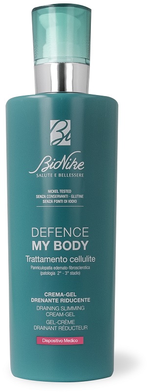 CREMA GEL DRENANTE RIDUCENTE DEFENCE MY BODY 400 ML - Farmacia Nuova Dr.ssa Gabriella Catellani